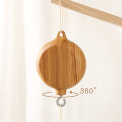 JETM·HH Baby Crib Mobile Musical Box offers 12 lullabies for soothing bedtimes.