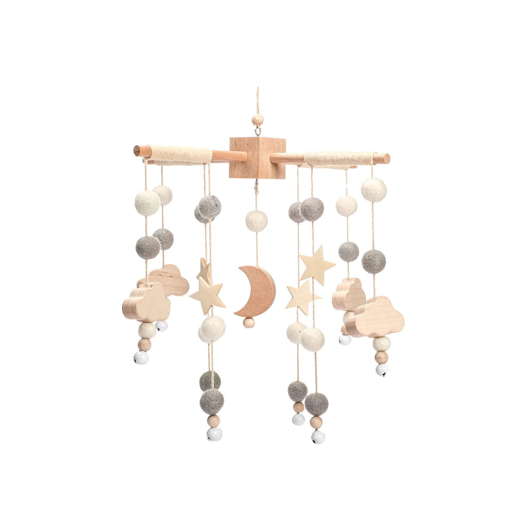 JETM·HH baby mobile crib star moon promotes gentle visual focusing for newborns