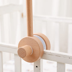 JETM·HH easy-install crib arm for quick, tool-free setup.