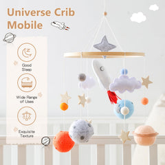 JETM·HH nursery decor minimalist design in neutral tones complements any crib bedding and decor