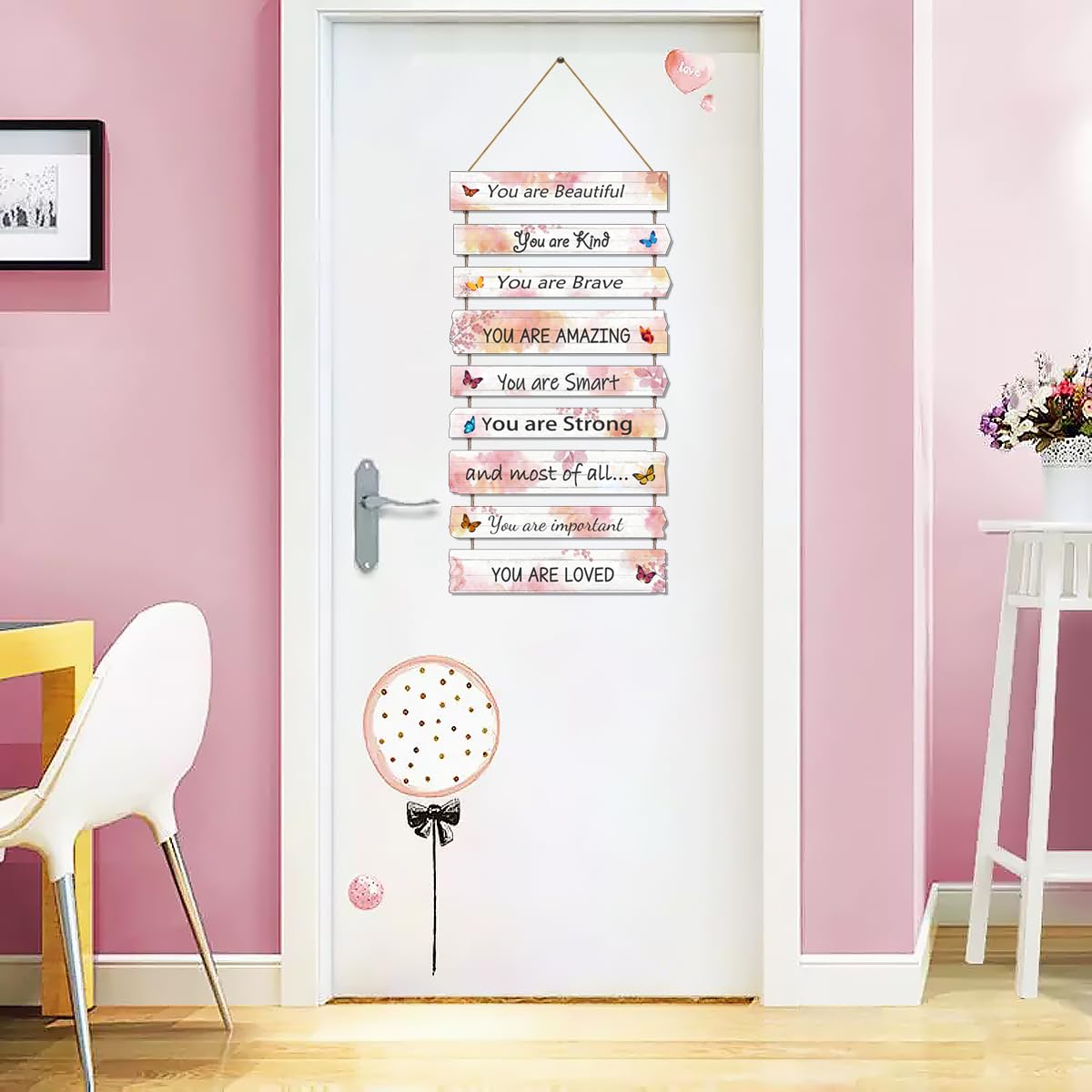 JEVUVU inspirational wall art quote signs encourage daily ambition and focus.