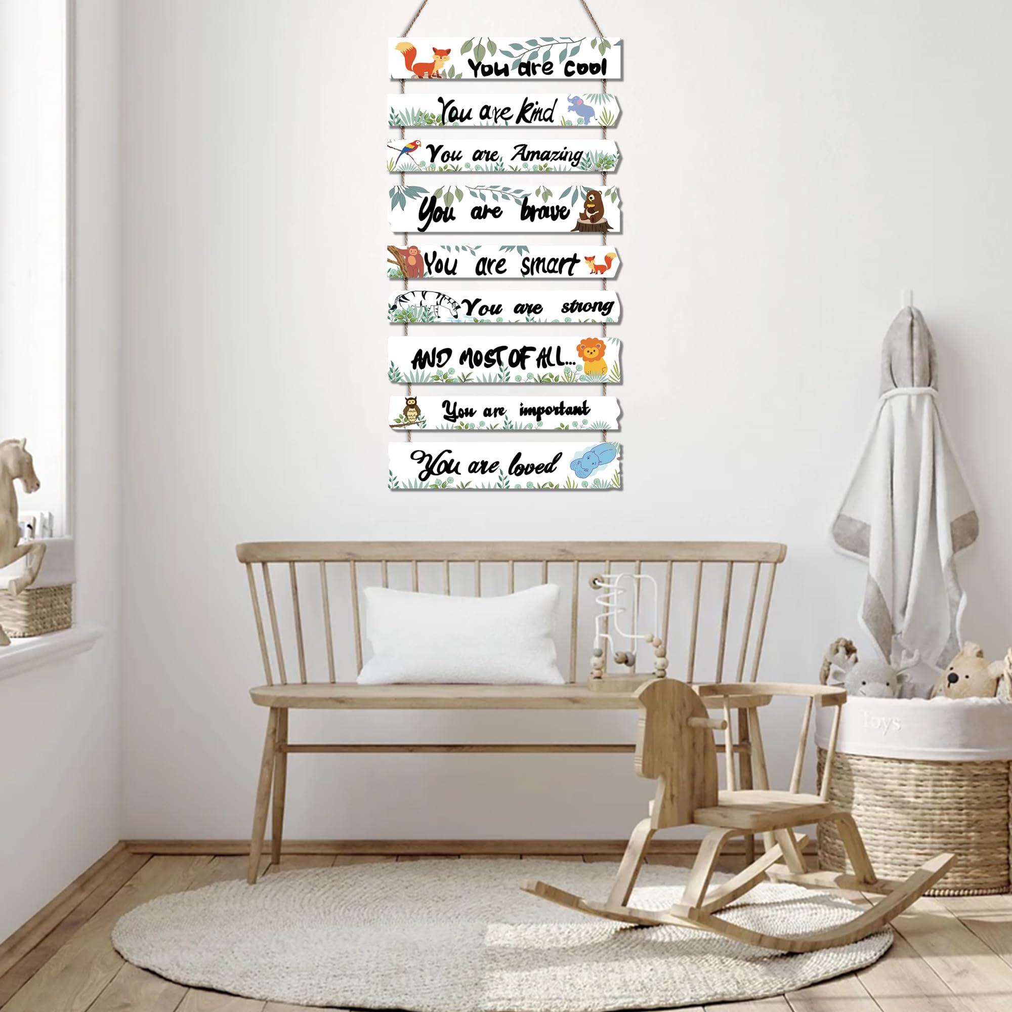 JEVUVU soft-neutrals wall art blends with nursery palettes and creates calm themes.