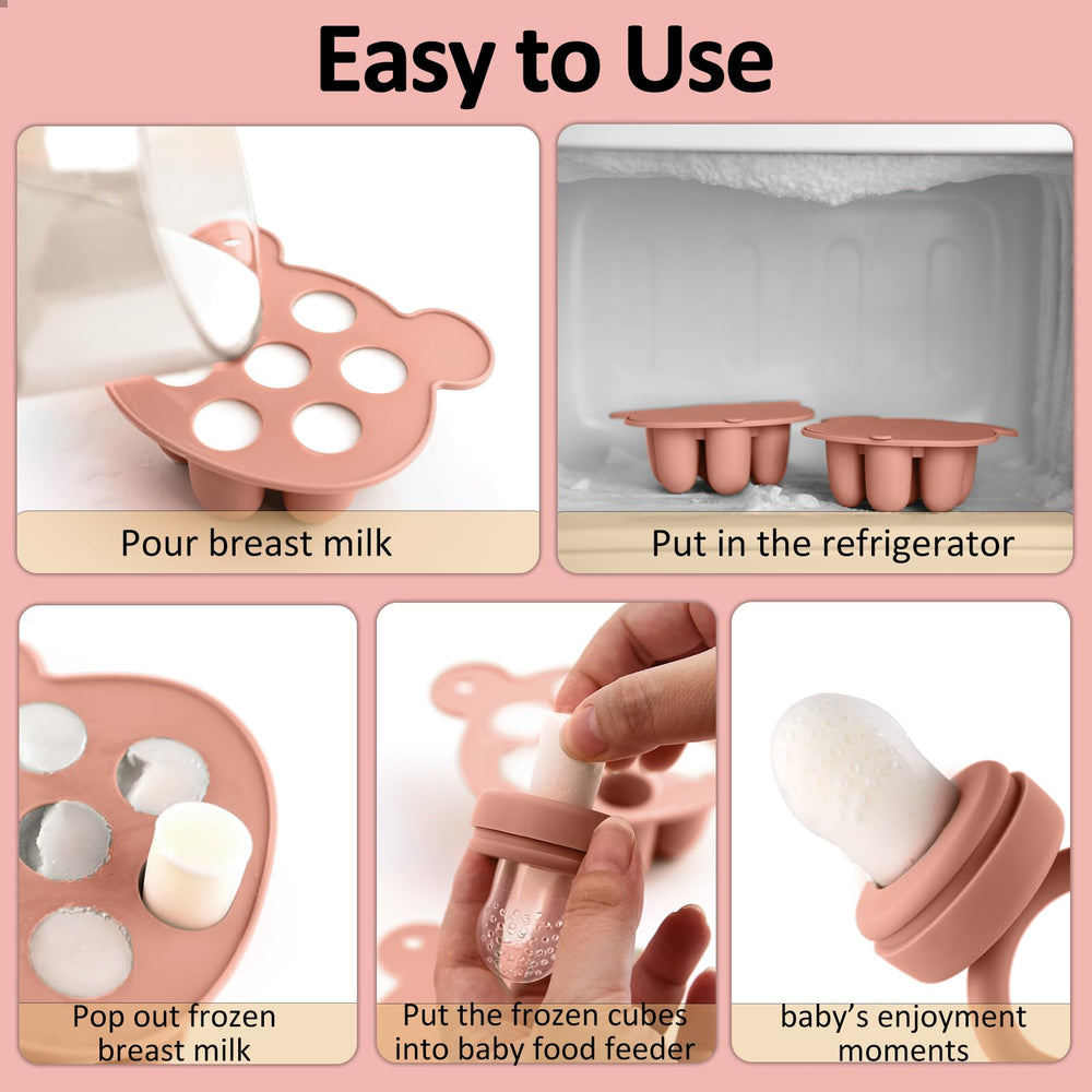 JEXFUN baby food feeder with interchangeable pouches