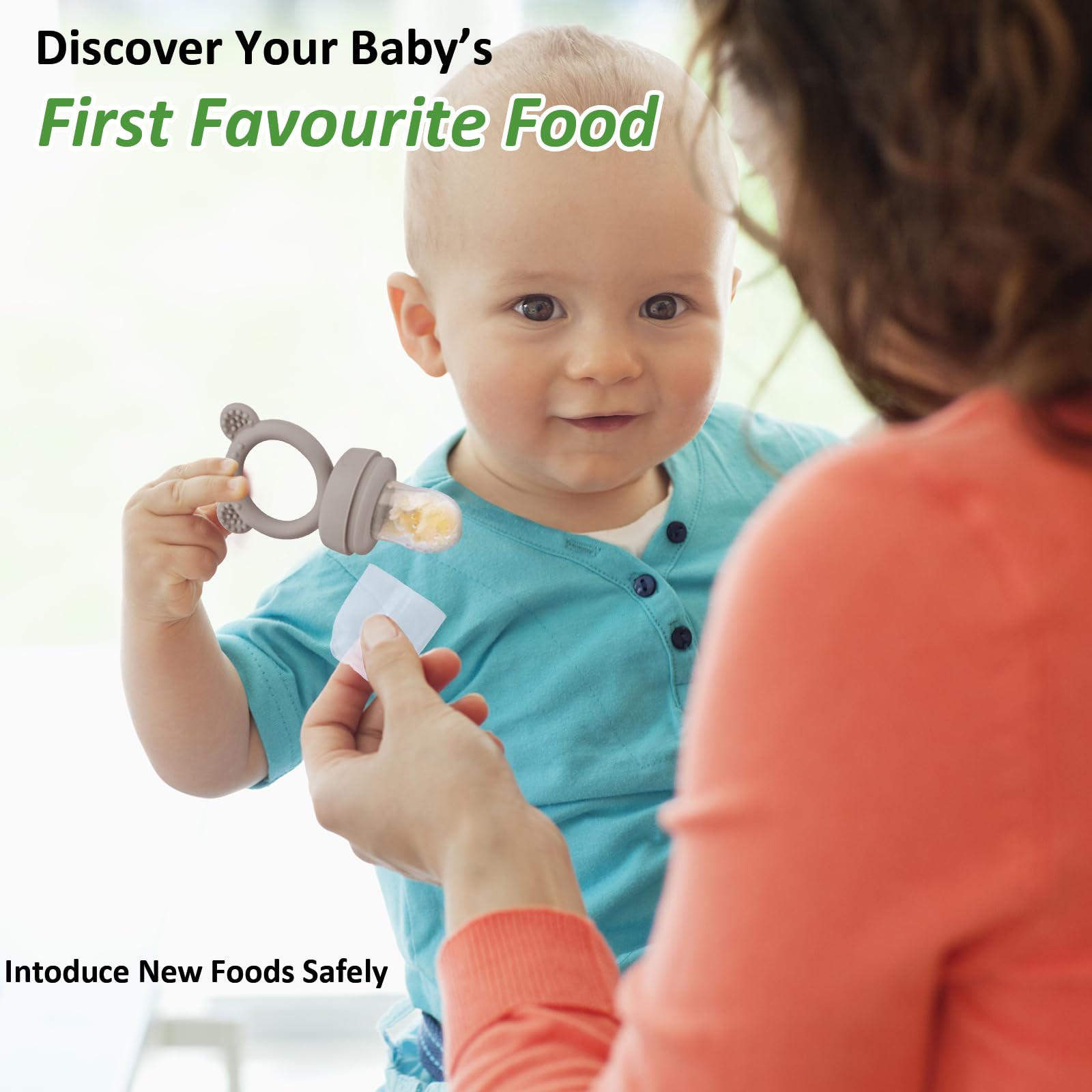 JEXFUN set stores foods and freezes breastmilk in batches.