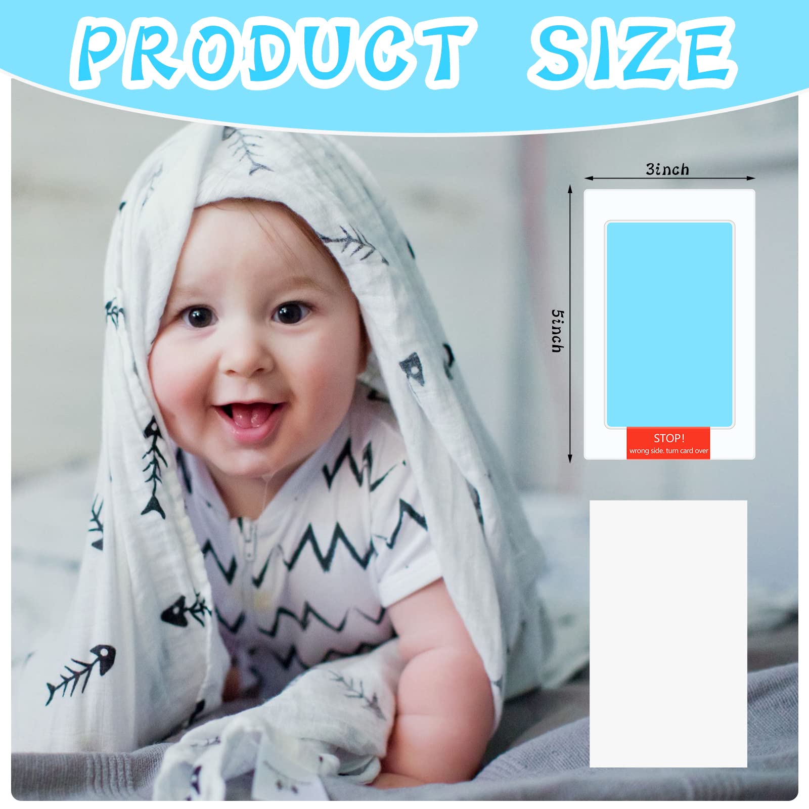 Jexine clean touch ink pad in vibrant colors for safe baby prints