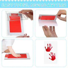 Jexine pet paw print ink pad captures cute pet footprints safely