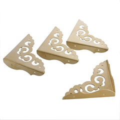 JfwuHap retro antique corner guard adds decorative charm while protecting shelves and boxes.