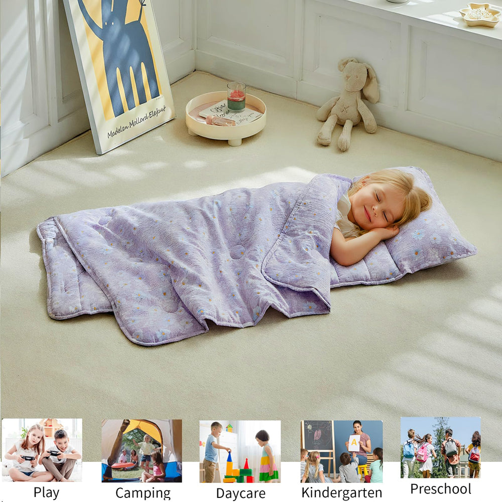 JHCHMX nap mat blanket detail shows soft warmth for restful moments.