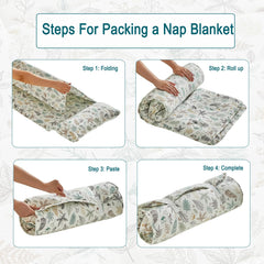 JHCHMX leaf nap mat built-in name tag to identify