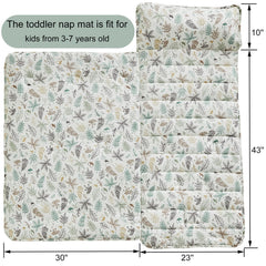 JHCHMX leaf nap mat with removable pillow for naps