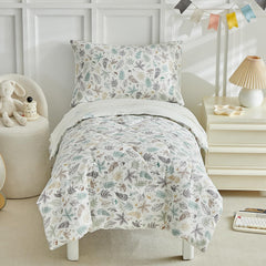 JHCHMX leaves-pattern toddler comforter cozy bedtime routine