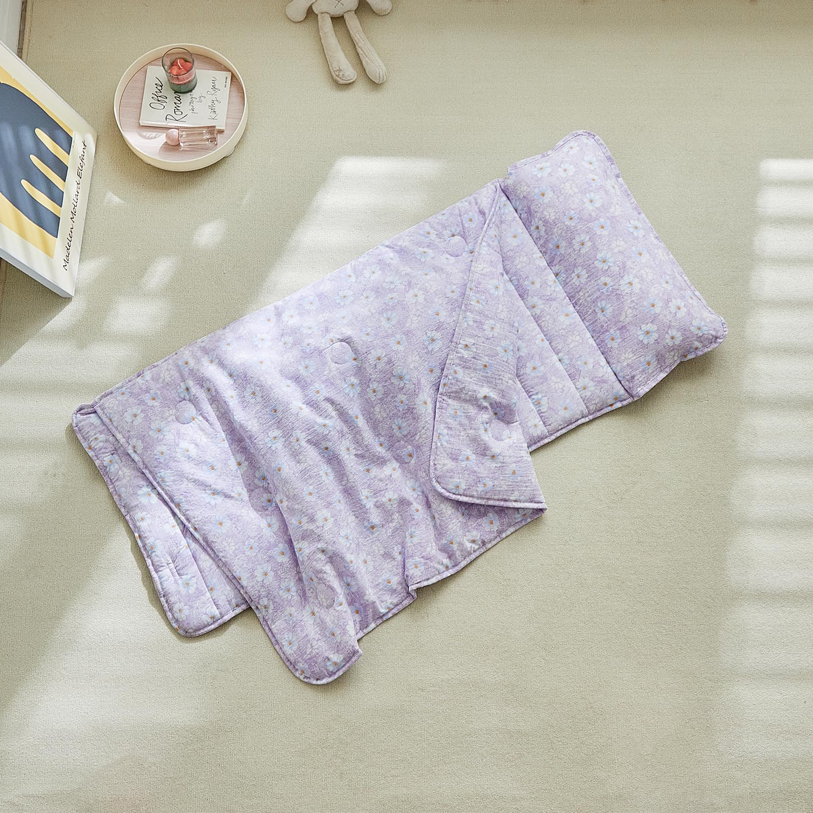 JHCHMX nap mat size detail highlights a 53 by 21 inch sleeping area.