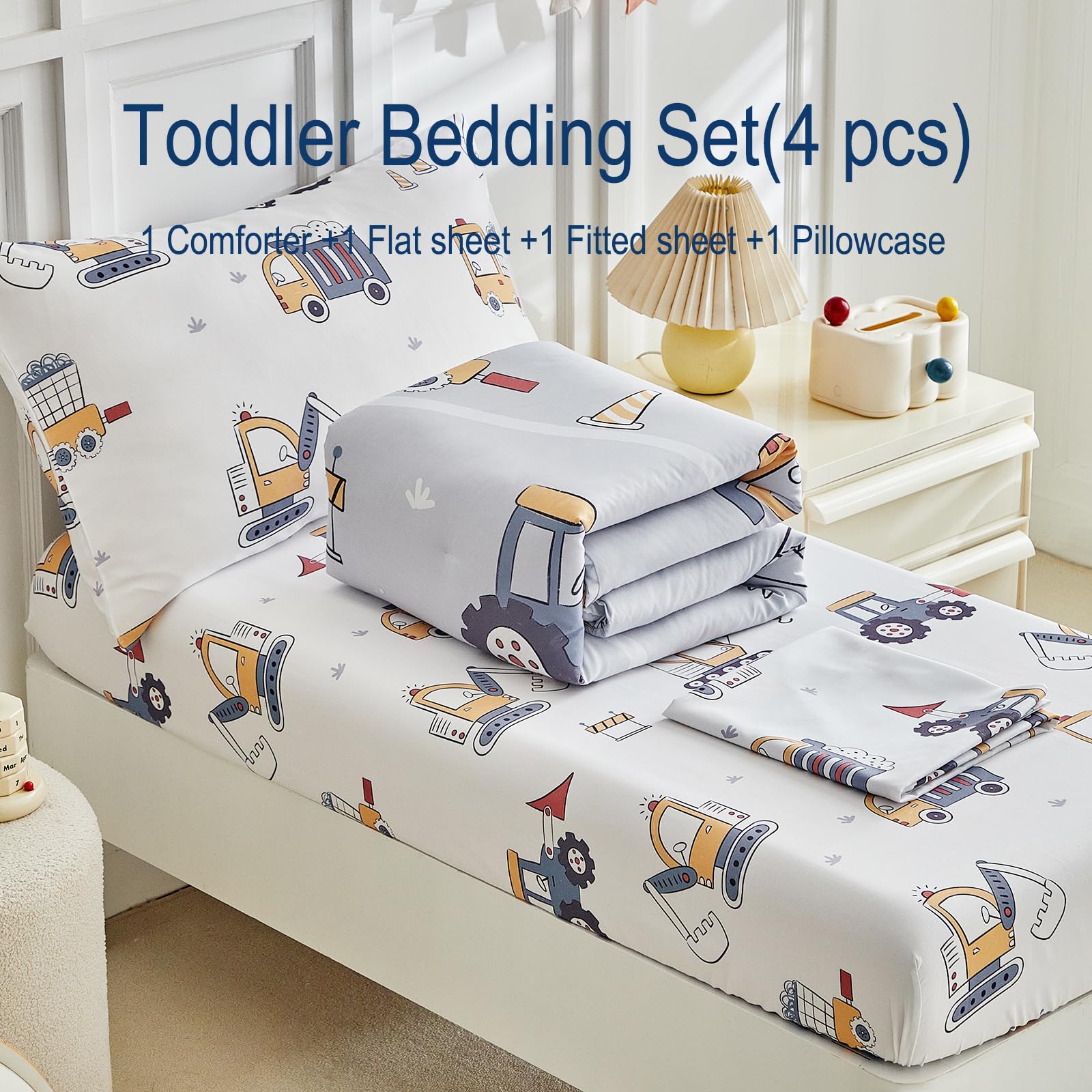JHCHMX Soft Microfiber Bedding is breathable and durable for year-round use.