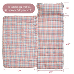 JHCHMX Nap Mat Pillow included, plush comfort during naptime