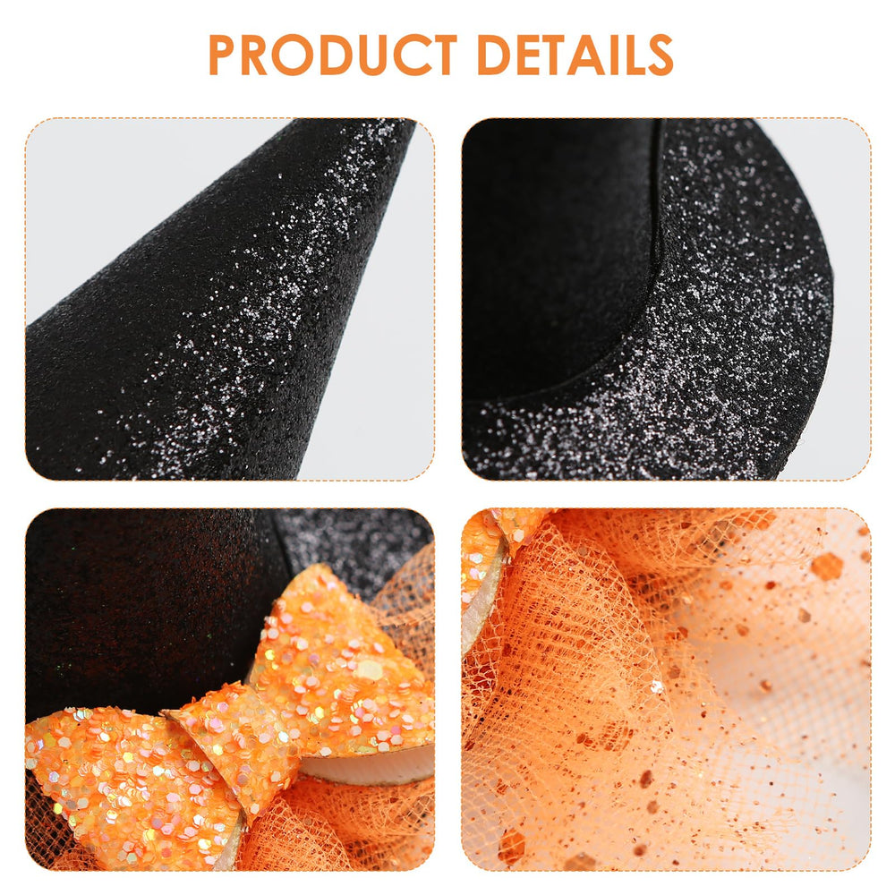 JiaDuo purple option witch hat headband for coordinating costumes and festive photography