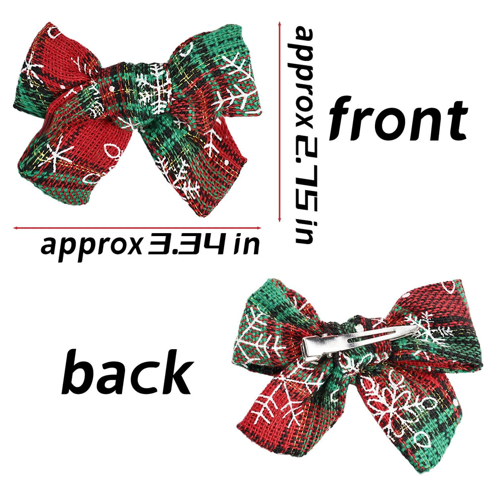 JIAHANG alligator clip hair bows with floral print for celebrations