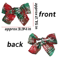 JIAHANG alligator clip hair bows with floral print for celebrations