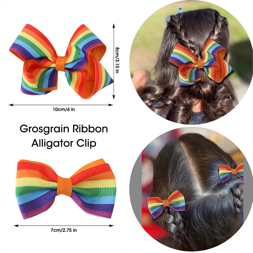 JIAHANG alligator clips holding 2-inch bows for secure styling