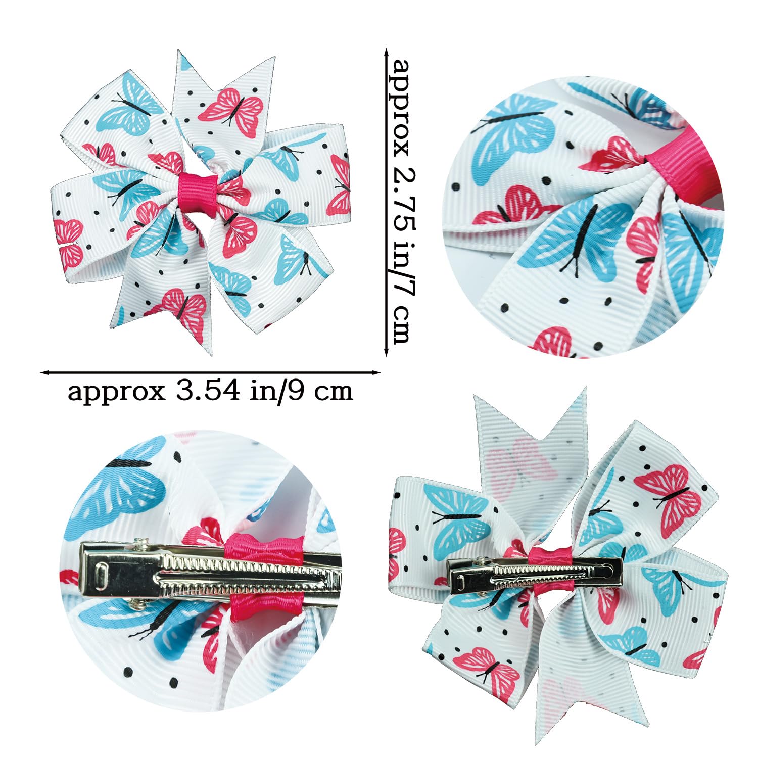JIAHANG baby girls flower print bows closeup highlighting adorable styling possibilities