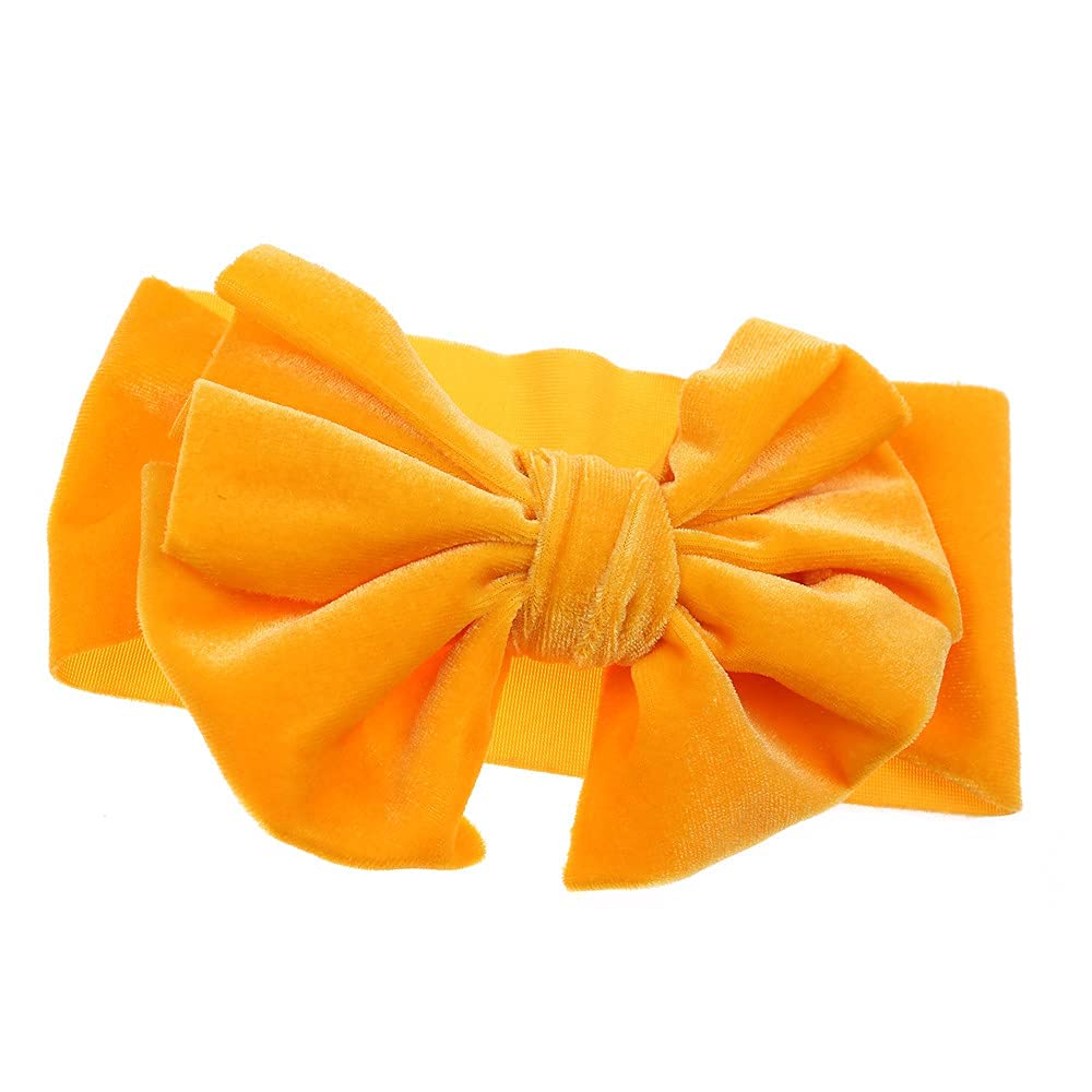 JIAHANG purple velvet bow headband adds a gentle pop to newborn ensembles