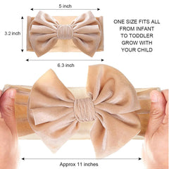 JIAHANG yellow velvet bow headband brightens autumn outfits for cozy photos
