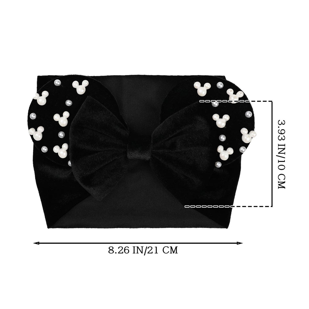 JIAHANG baby photography prop with mouse ears headwrap in flat lay
