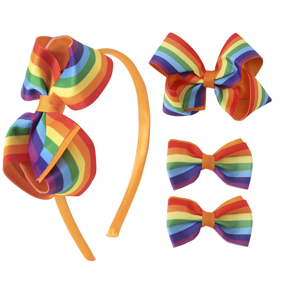 JIAHANG large 4-inch bow clip adds bold color to outfits