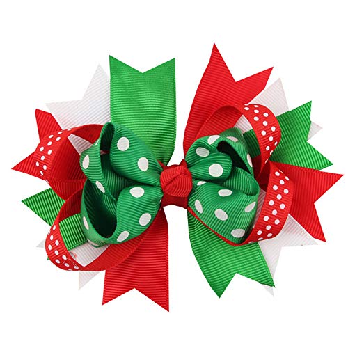 JIAHANG Christmas party hair clip, bright colors for celebrations
