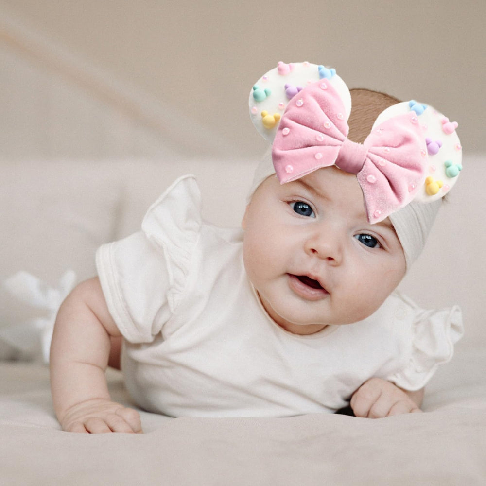 JIAHANG Christmas style velvet headband for holiday looks