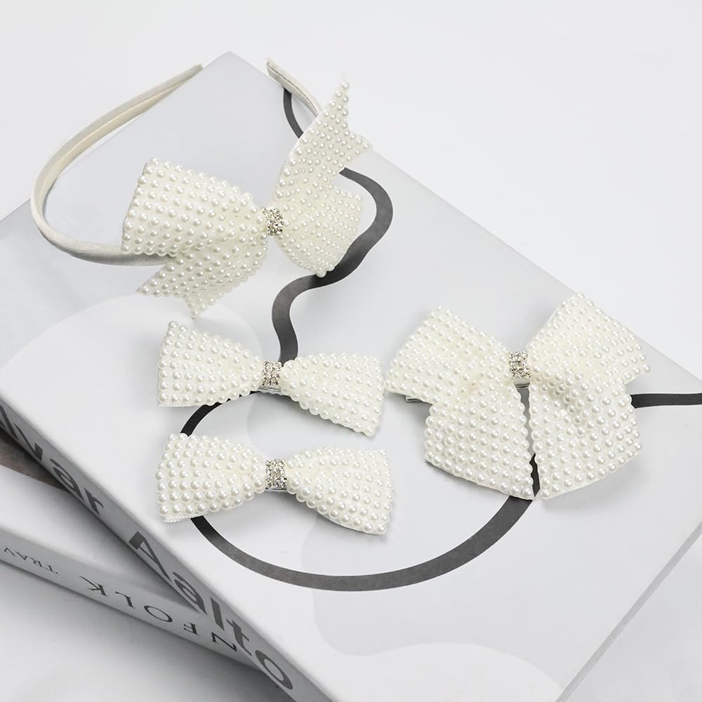 JIAHANG girls party-ready look highlights pearl accents for portraits.