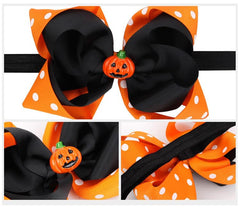 JIAHANG black headband with Halloween motifs for versatile styling