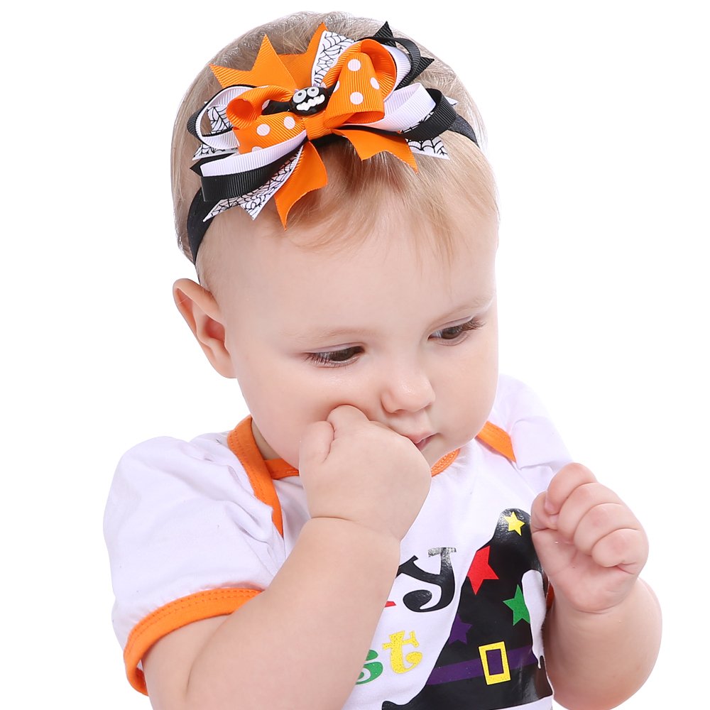 JIAHANG pumpkin design headband adds seasonal cheer to outfits