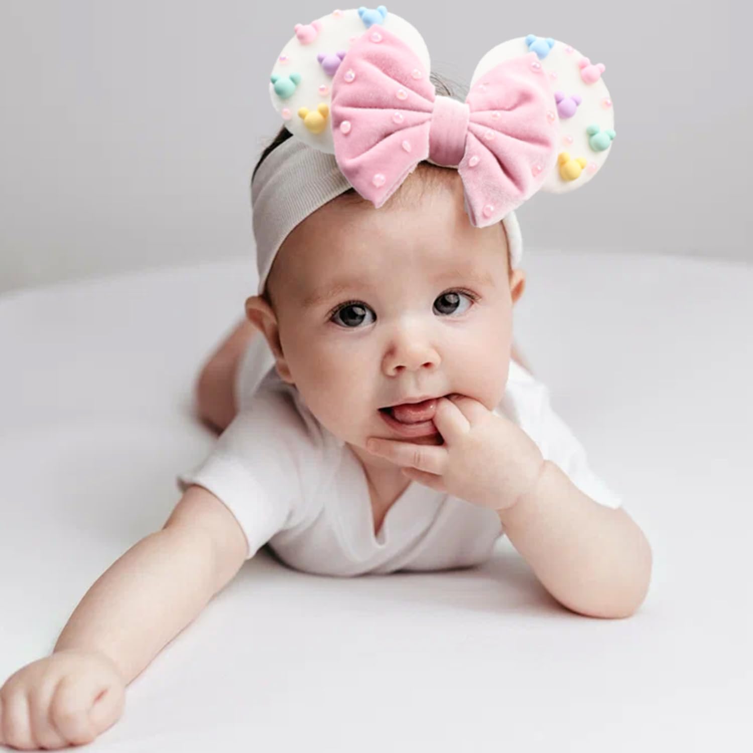JIAHANG mermaids style velvet headwrap for playful outfits
