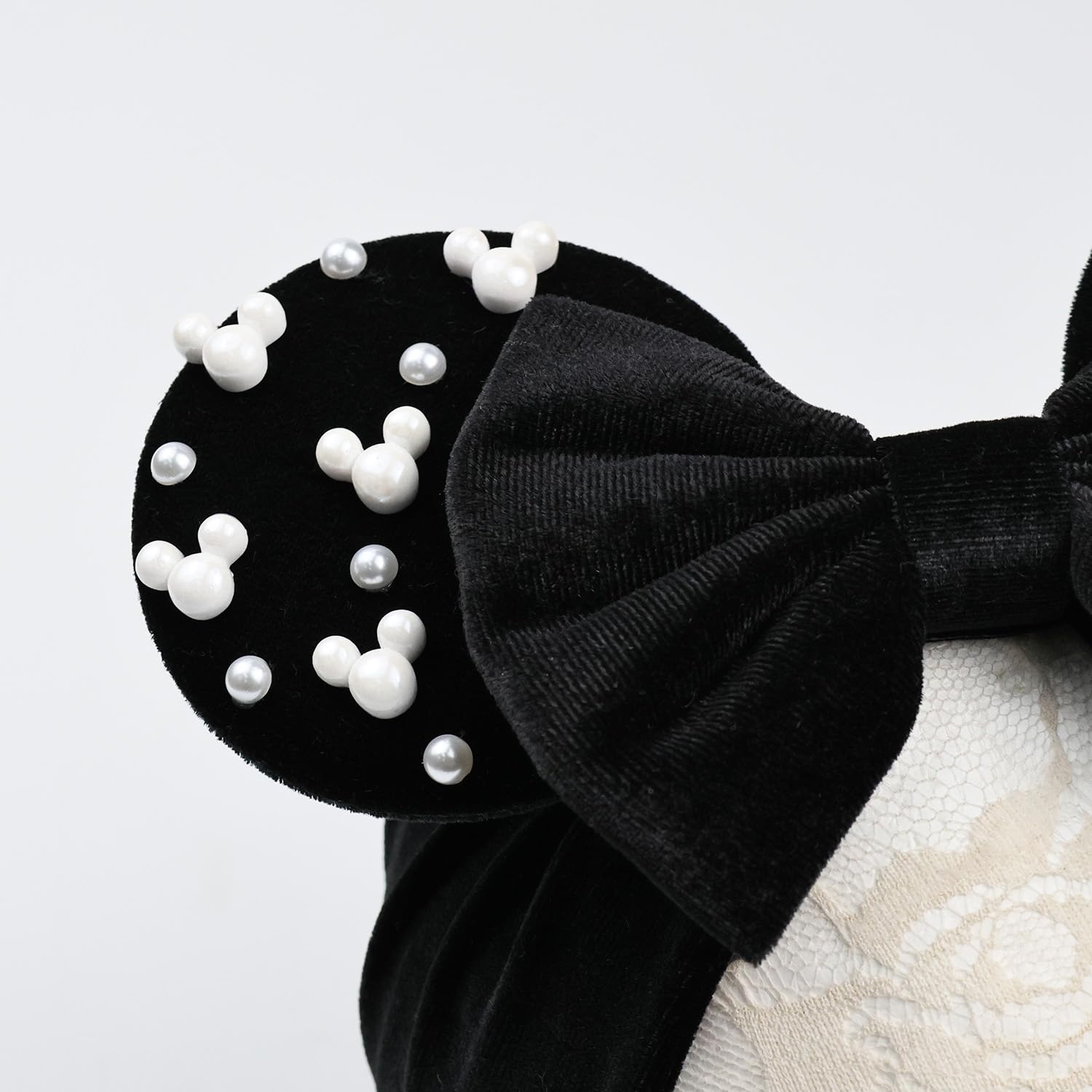 JIAHANG mouse ears headwrap worn on baby for cute photos