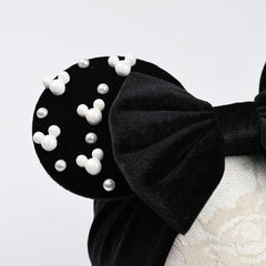 JIAHANG mouse ears headwrap worn on baby for cute photos