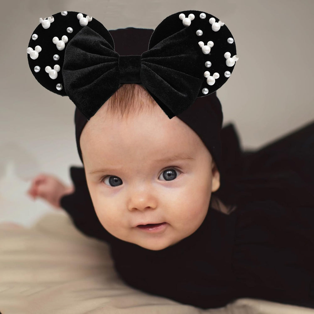 JIAHANG snow queen style headwrap with bow and ears