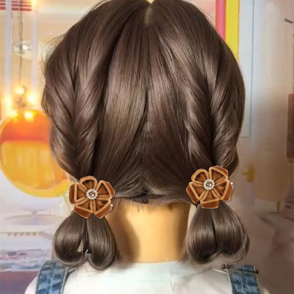 JIAHANG velvet clip ideal for braids and ponytails to finish looks