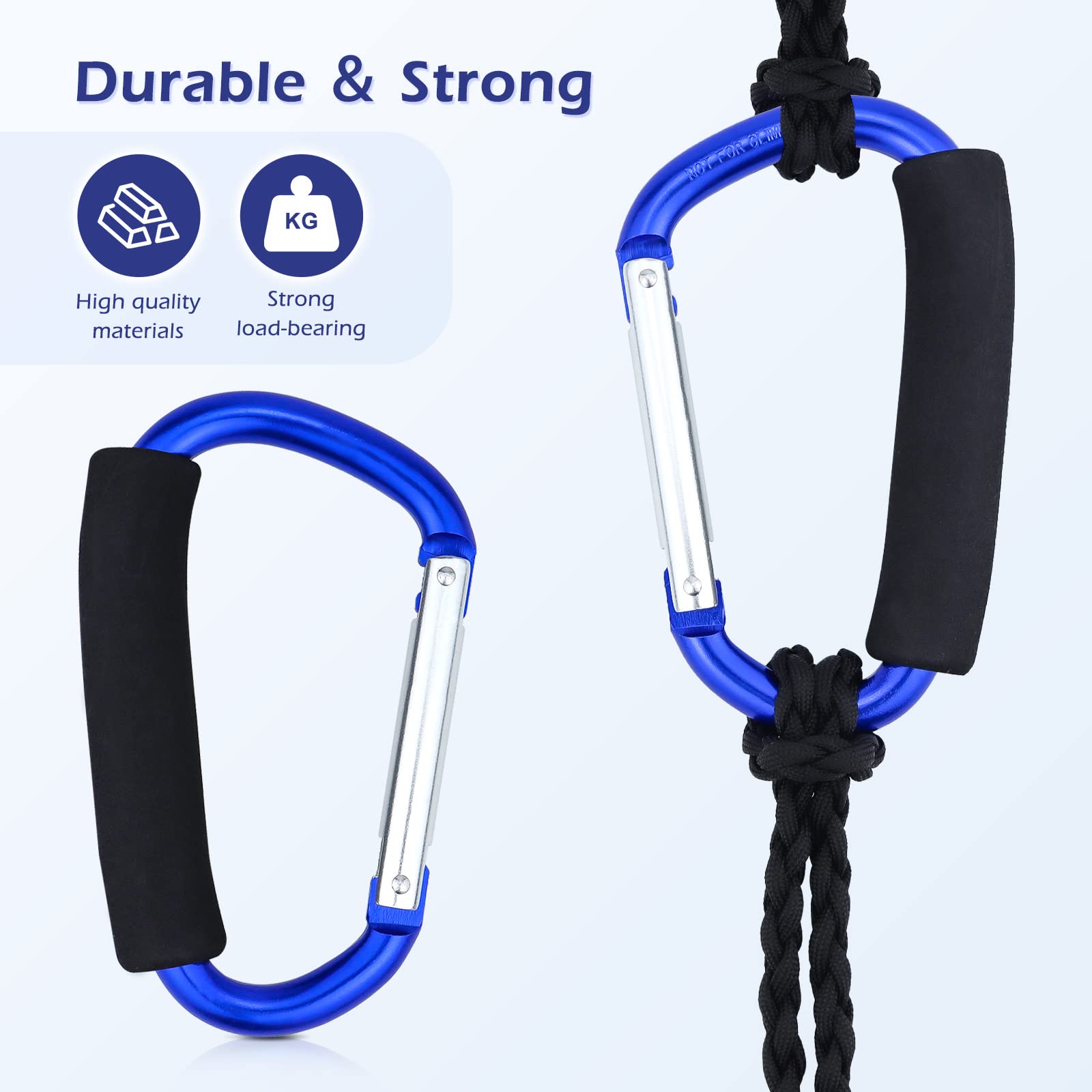 JIALEEY pack-of-2-hooks-blue shows versatile carrier options for strollers and carriers