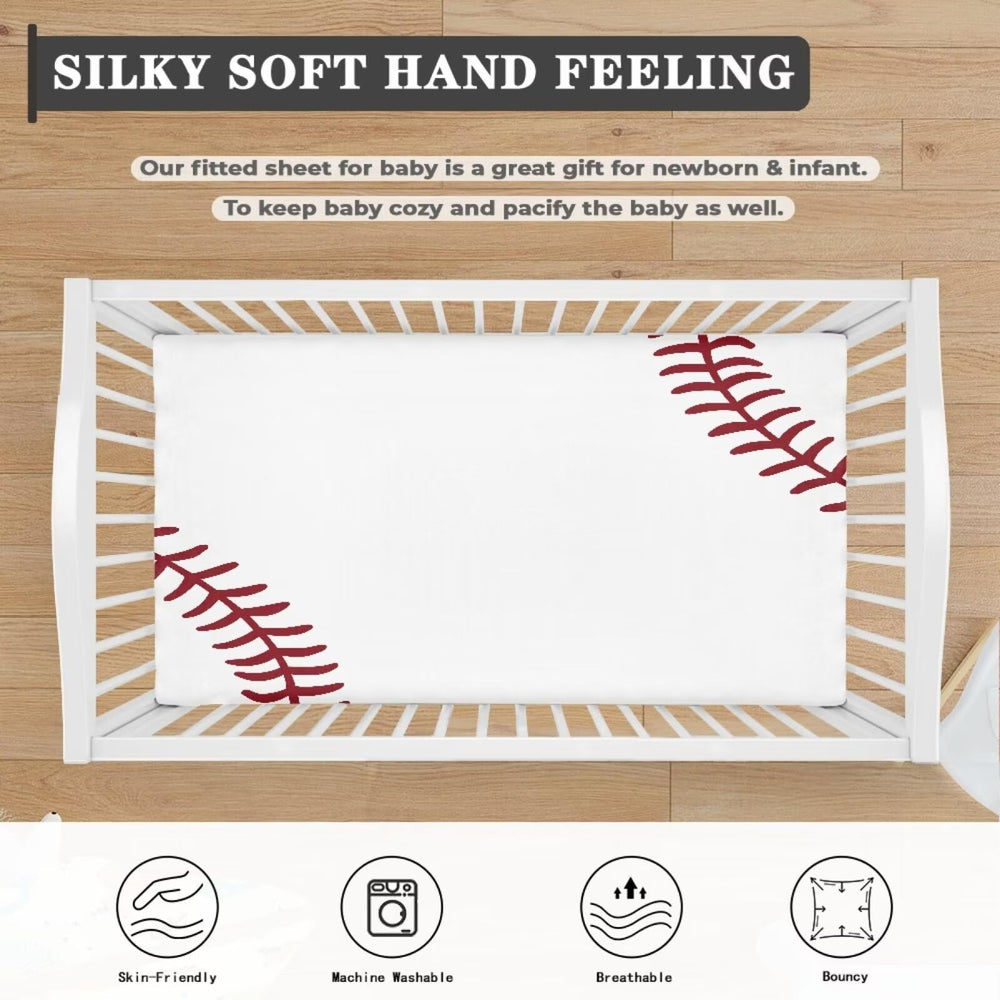 JIANADAER easy-care crib sheet machine-washable for busy parents.