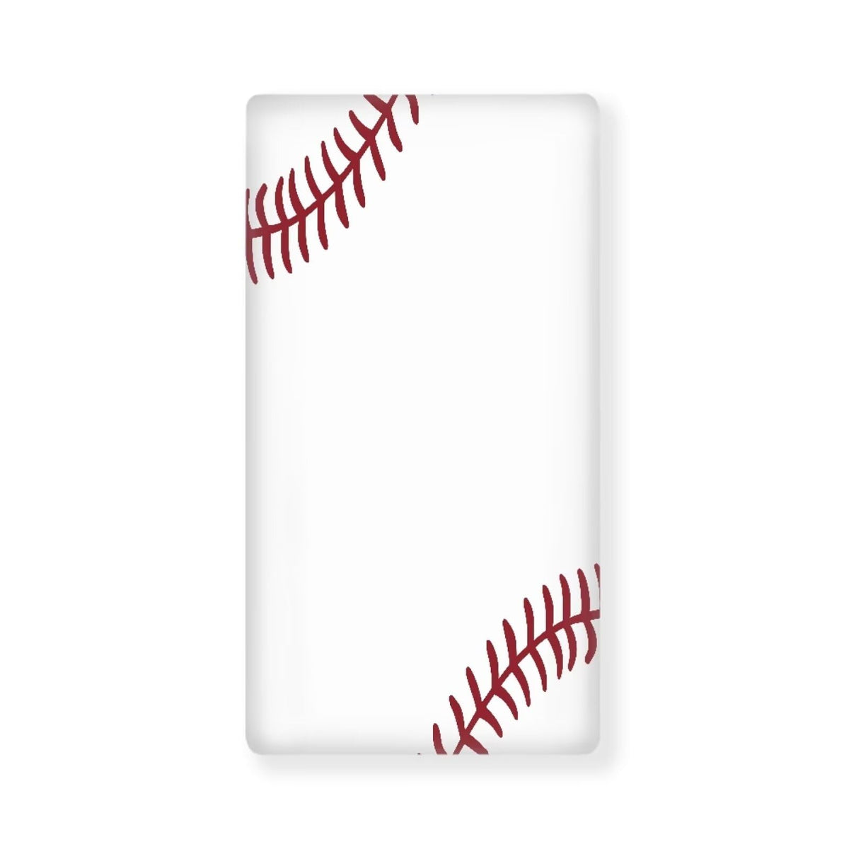 JIANADAER baseball crib sheet universal-fit with secure elastic edges.