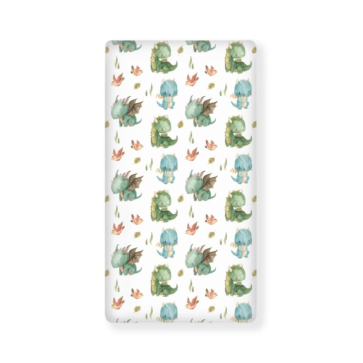 JIANADAER dragon crib sheet with universal fit and elastic corners for secure sleep