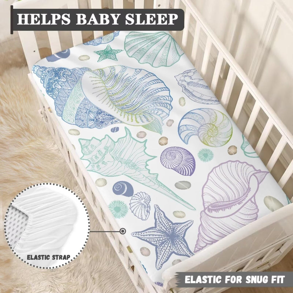 Easy-care JIANADAER crib sheet, machine wash cold for busy parents.