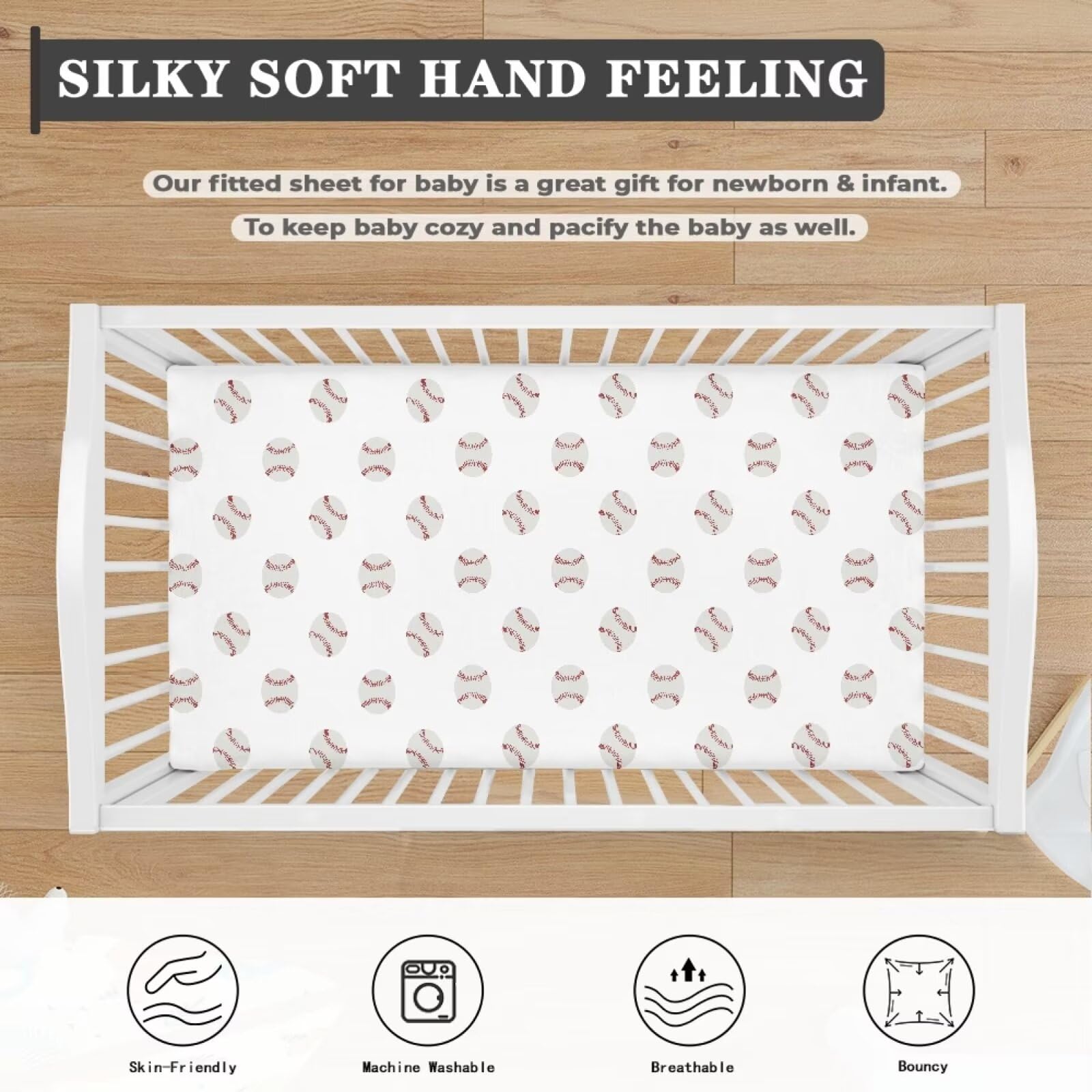 JIANADAER easy-care sheet is cold-wash friendly for busy parents.