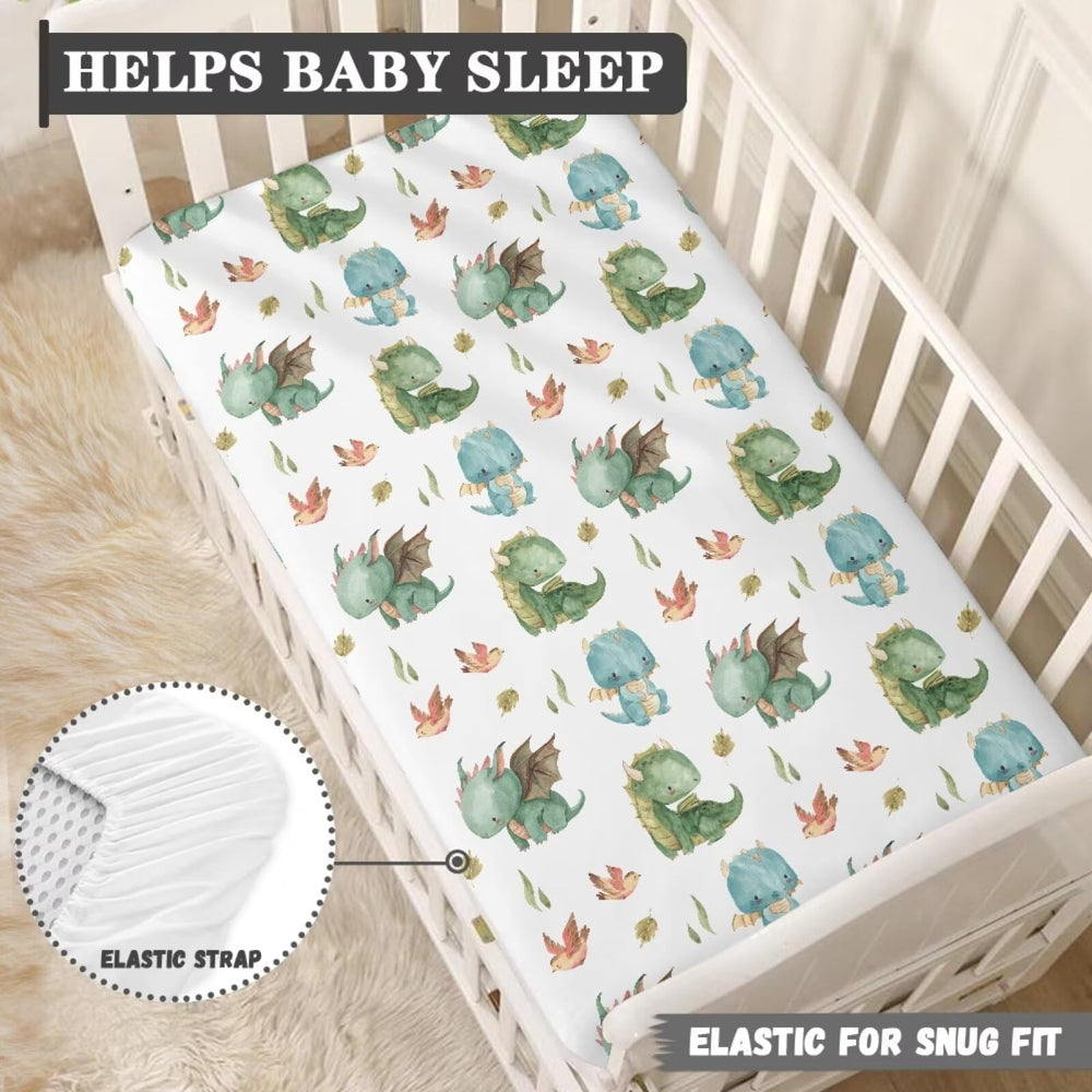 JIANADAER easy-care crib sheet can be machine washed cold for busy parents