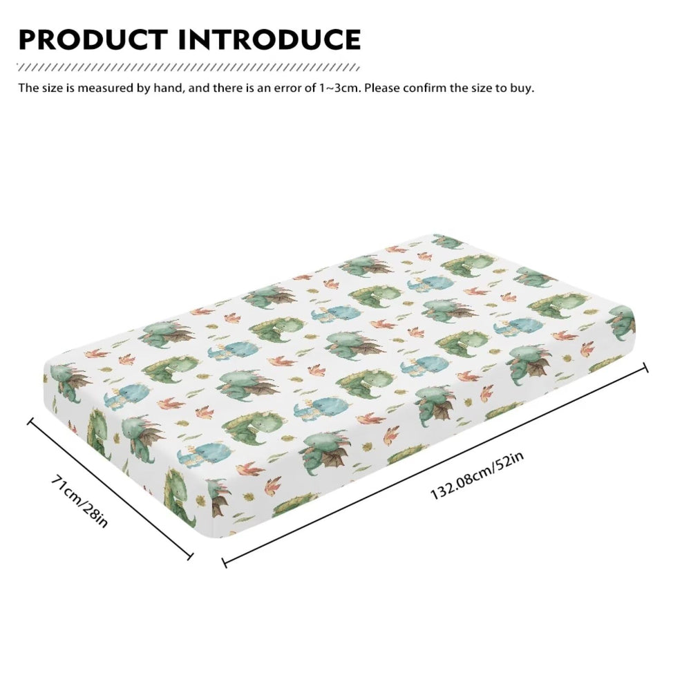 JIANADAER orange bird crib sheet adds playful nursery style and cozy softness
