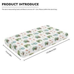 JIANADAER orange bird crib sheet adds playful nursery style and cozy softness