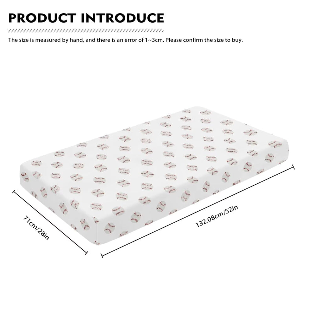 JIANADAER soft polyester crib sheet delivers softness and breathability for infants.
