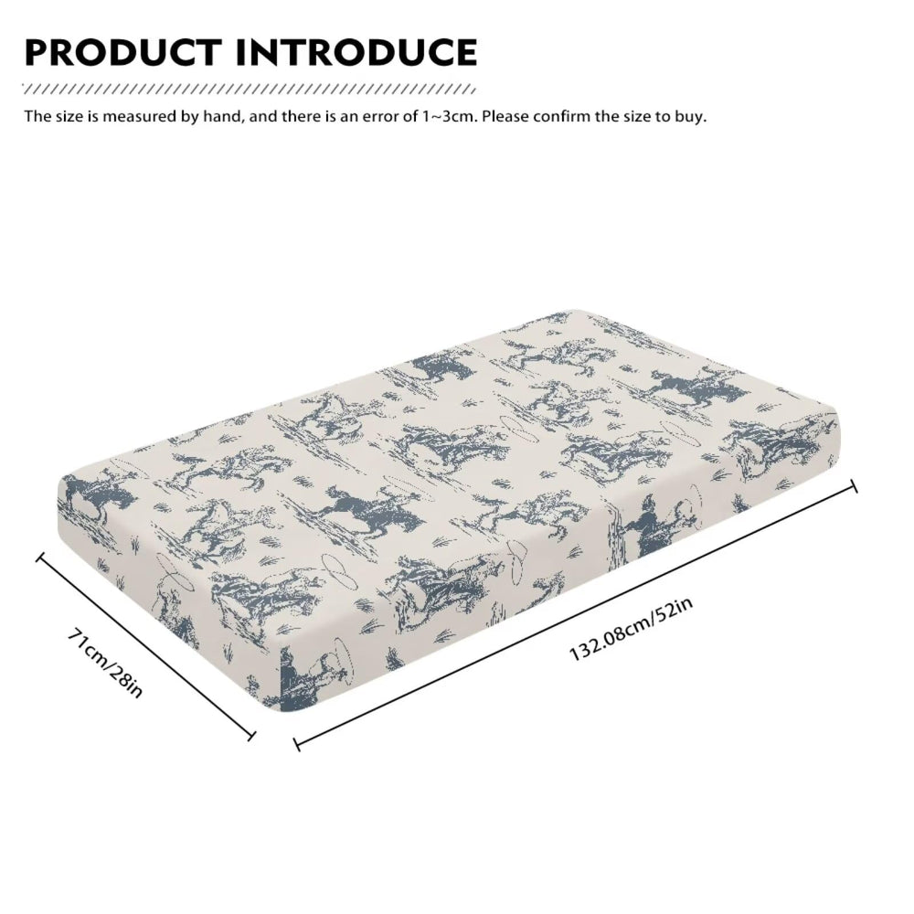 JIANADAER Soft polyester crib sheet offers breathable comfort for naps