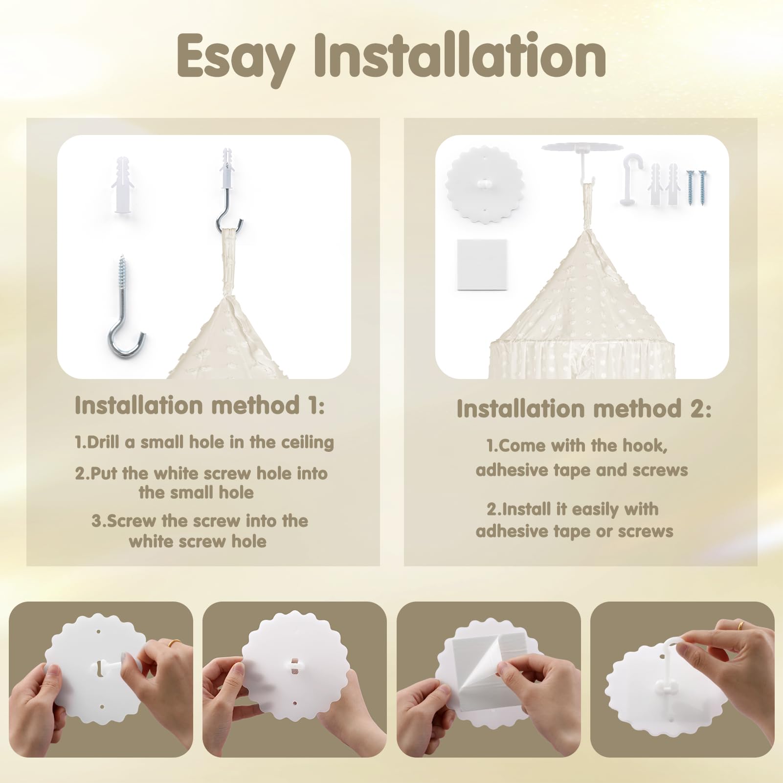 jiangcha bed canopy fits crib, bassinet, and toddler beds.