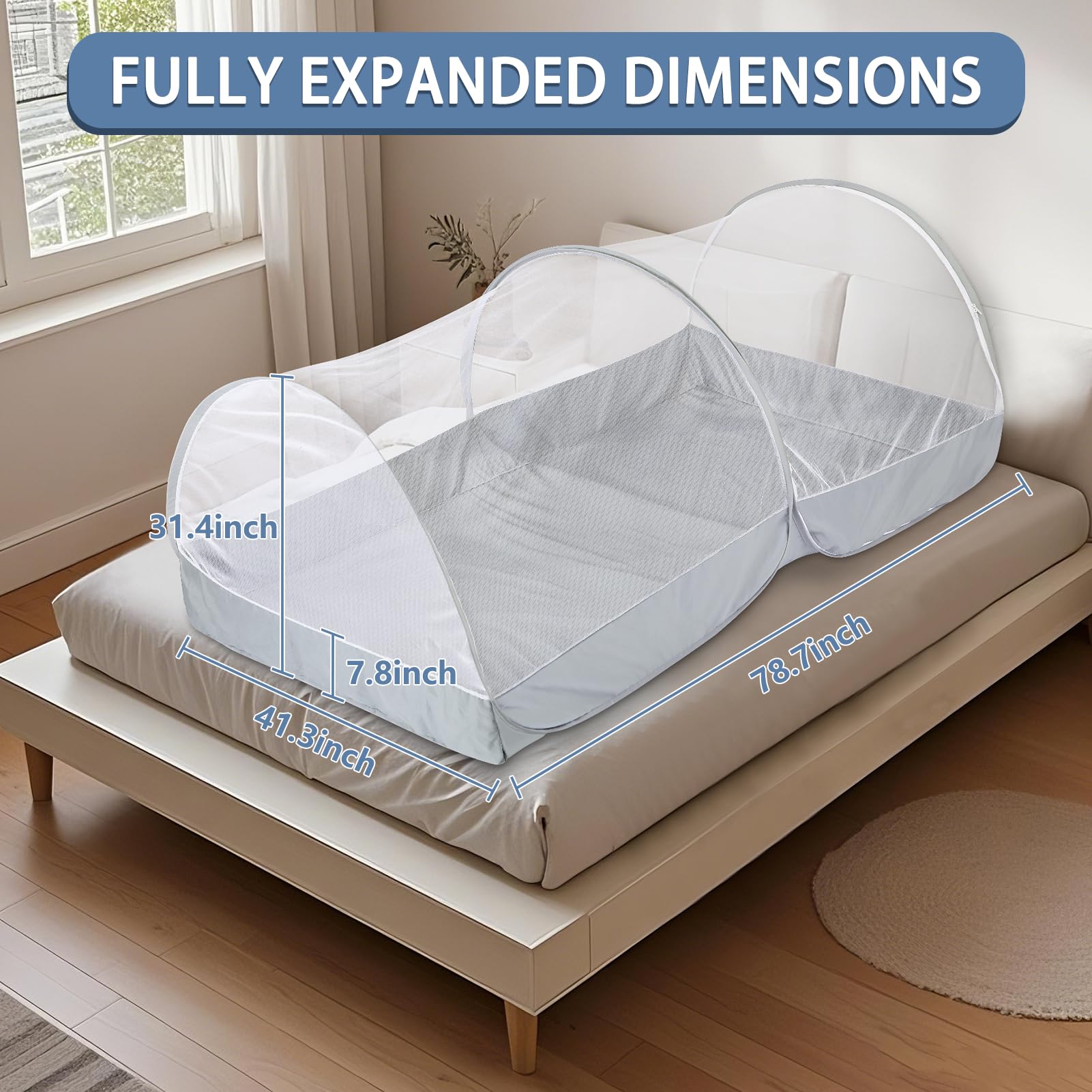 Jiangcha hexagonal mesh design delivers durable, breathable protection for sleep.